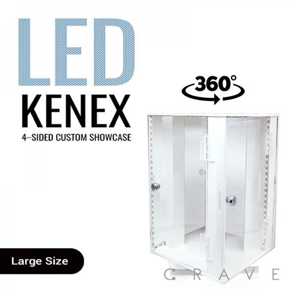 KENEX 4-SIDED MULTI PURPOSE LED CASE WITH LOCK (EXCLUDES KENEX PANELS)***